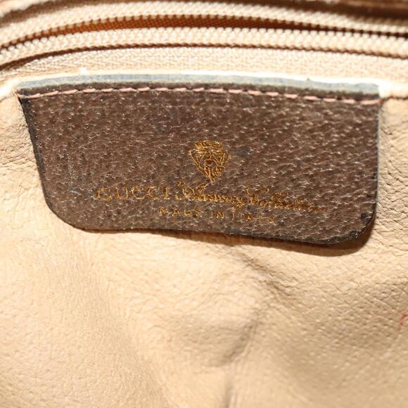 GUCCI GG Supreme Web Sherry Line Shoulder Bag Pvc Beige 89 02 032 - Picture 15 of 16